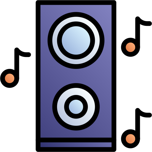 스피커 Generic gradient lineal-color icon