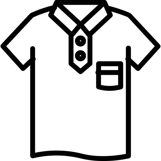 podkoszulek Generic outline ikona