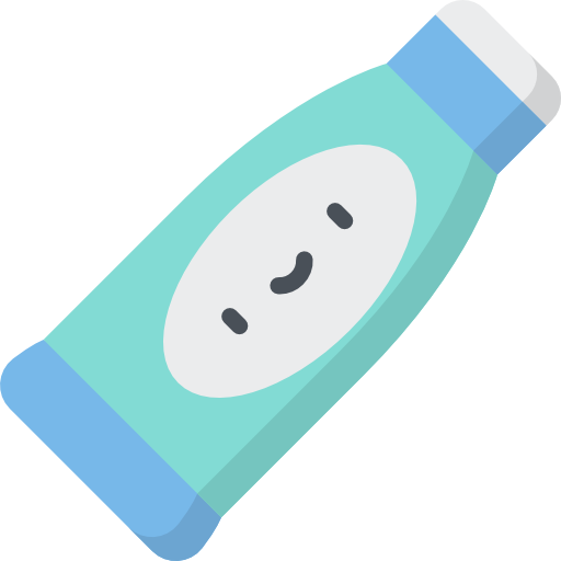Toothpaste Kawaii Flat icon