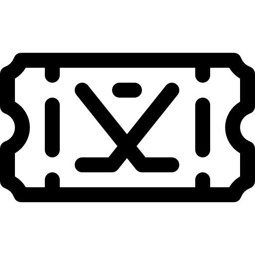 billet Basic Rounded Lineal Icône