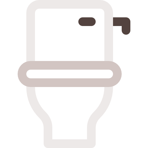 Toilet Basic Rounded Lineal Color icon