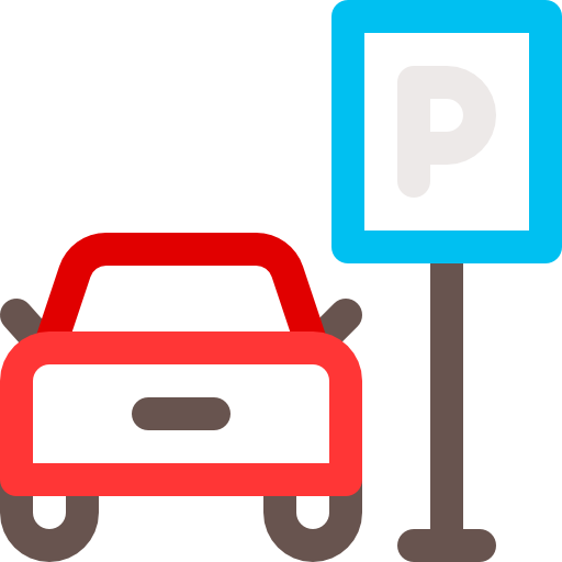 Parking Basic Rounded Lineal Color icon