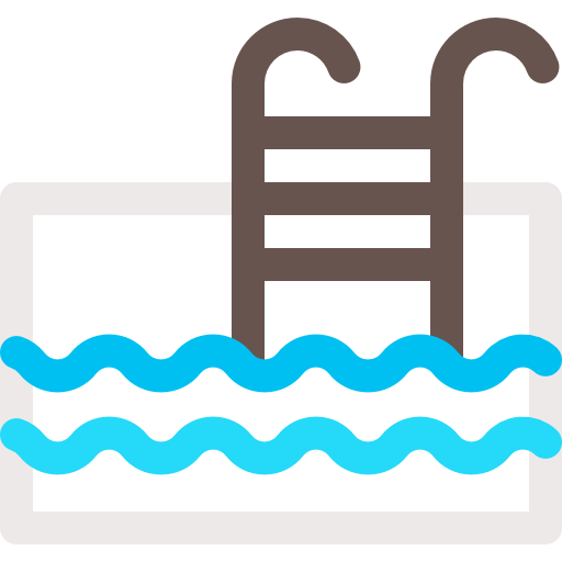 schwimmbad Basic Rounded Lineal Color icon