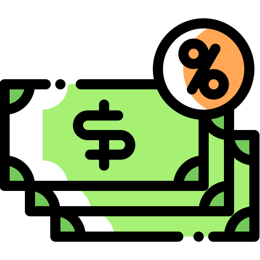 Money Detailed Rounded Color Omission icon