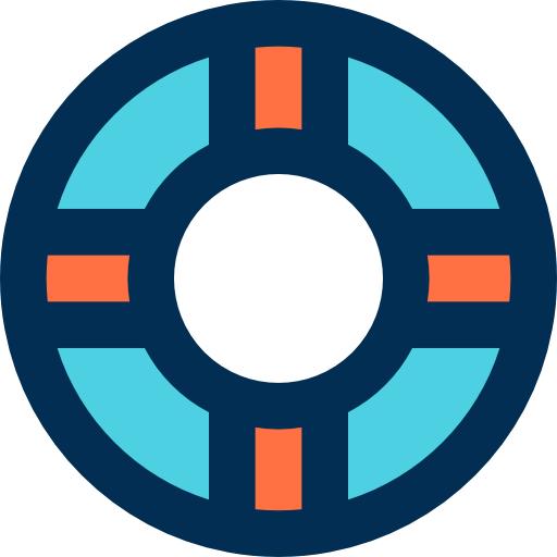 Спасательный круг bqlqn Lineal Color иконка