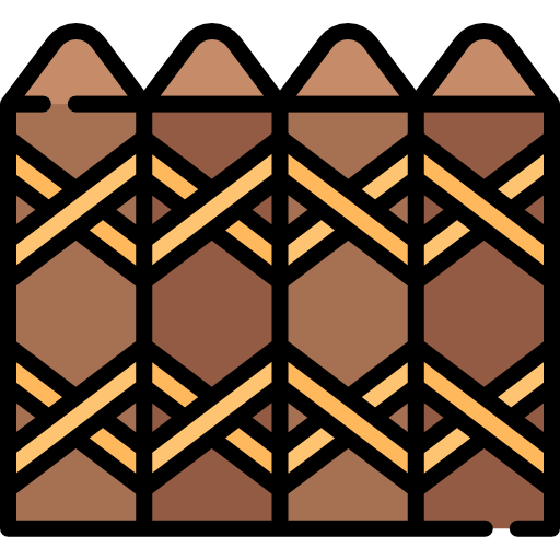 recinzione Kawaii Lineal color icona