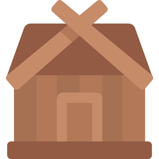 Cabin Kawaii Flat icon