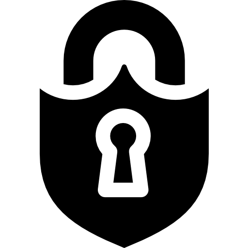 kłódka Basic Rounded Filled ikona