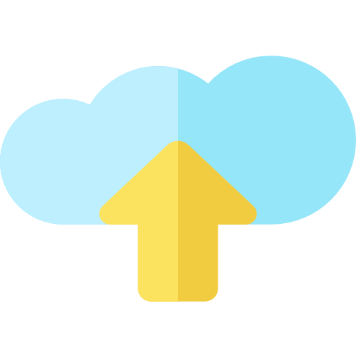 Cloud computing Basic Rounded Flat icon