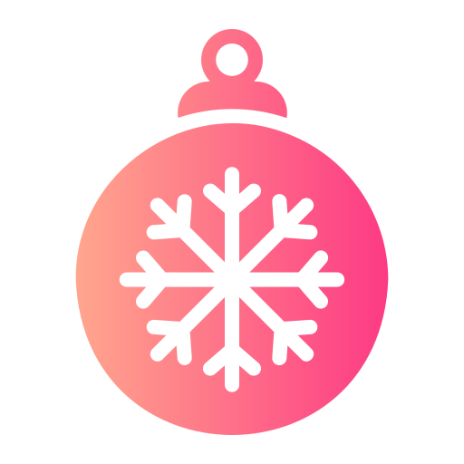 クリスマスボール Generic gradient fill icon