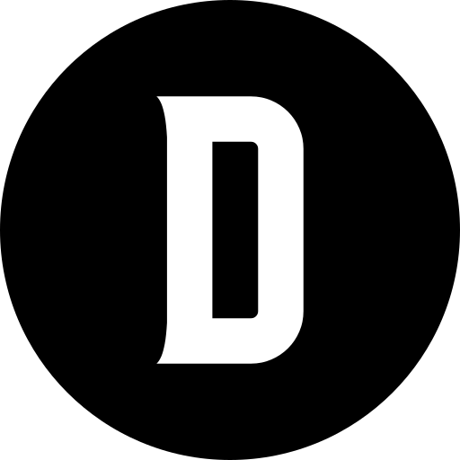 文字d Generic black fill icon