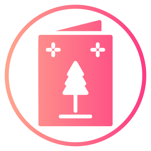 Christmas card Generic gradient fill icon