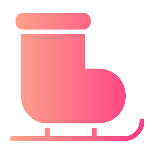 Łyżwy Generic gradient fill ikona