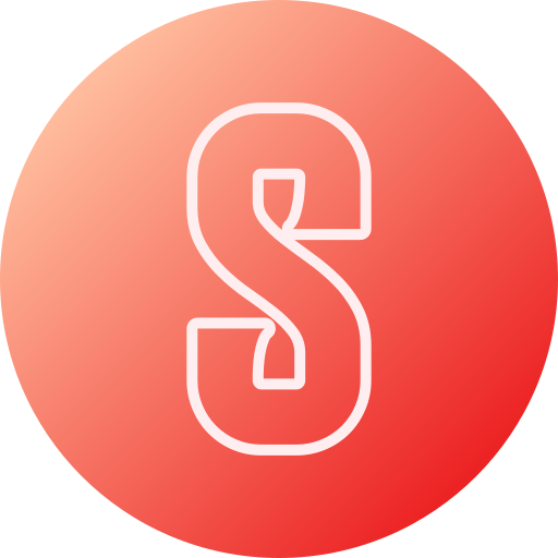 Letter s Generic gradient fill icon