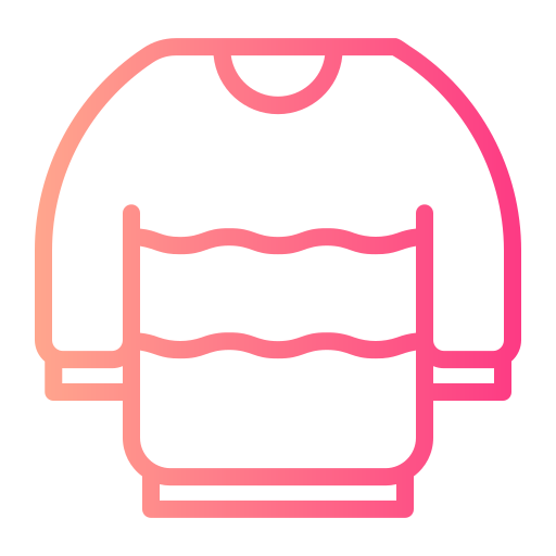 sweter Generic gradient outline ikona