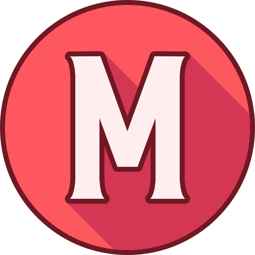 letra m Generic color lineal-color icono