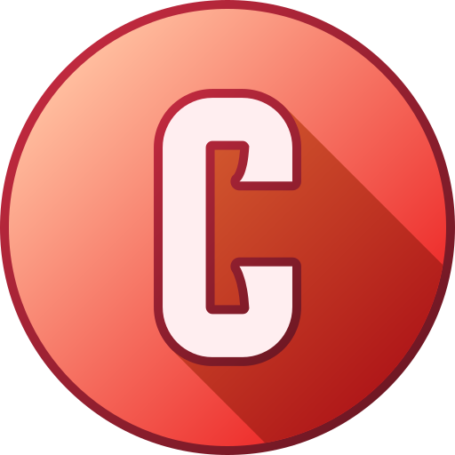 buchstabe c Generic gradient lineal-color icon