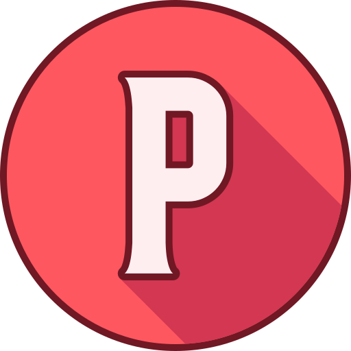 편지 p Generic color lineal-color icon