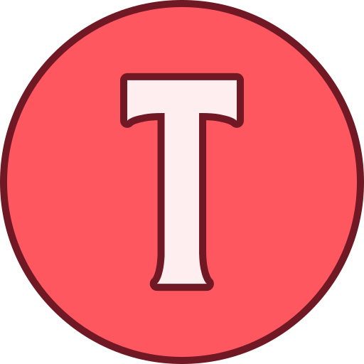 文字t Generic color lineal-color icon