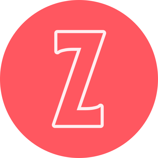 letter z Generic color fill icoon