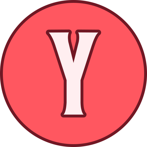 Letter y Generic color lineal-color icon