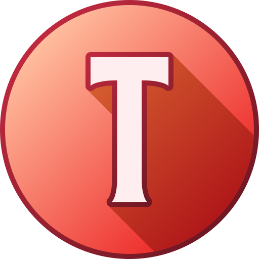 letra t Generic gradient lineal-color icono
