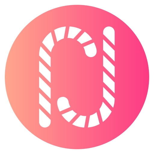 Candy cane Generic gradient fill icon