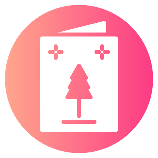 Christmas card Generic gradient fill icon