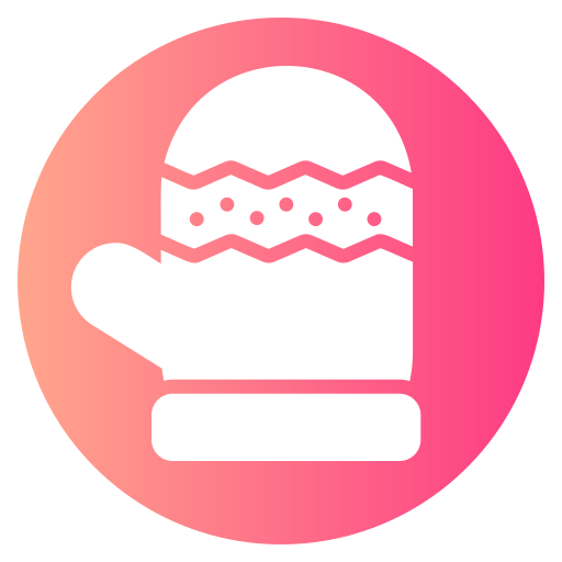Winter gloves Generic gradient fill icon