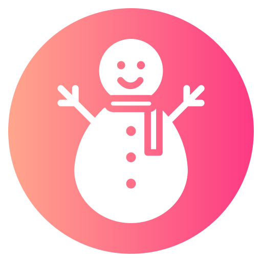 Снеговик Generic gradient fill иконка