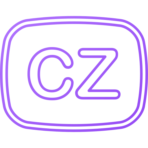 republika czeska Generic gradient outline ikona