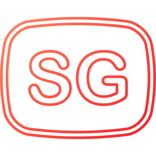 singapore Generic gradient outline icona