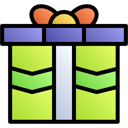 Подарок Generic gradient lineal-color иконка