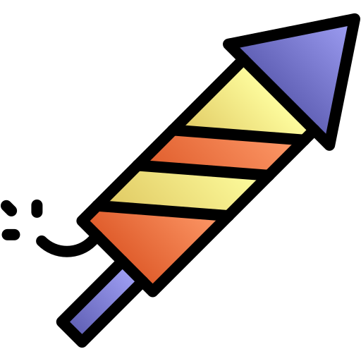 花火 Generic gradient lineal-color icon