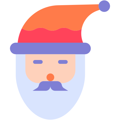 kerstman Generic color fill icoon