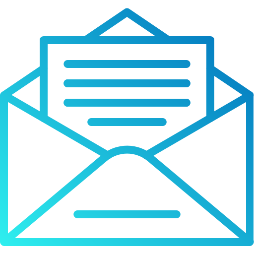 email Generic gradient outline icon