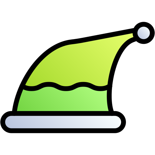 산타 모자 Generic gradient lineal-color icon