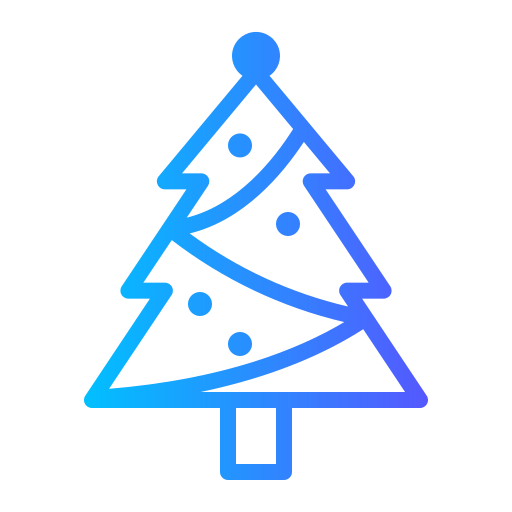 árbol de navidad Generic gradient outline icono