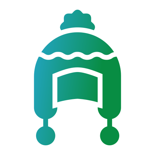 冬用の帽子 Generic gradient fill icon