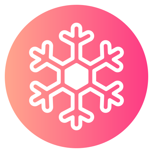 Śnieg Generic gradient fill ikona