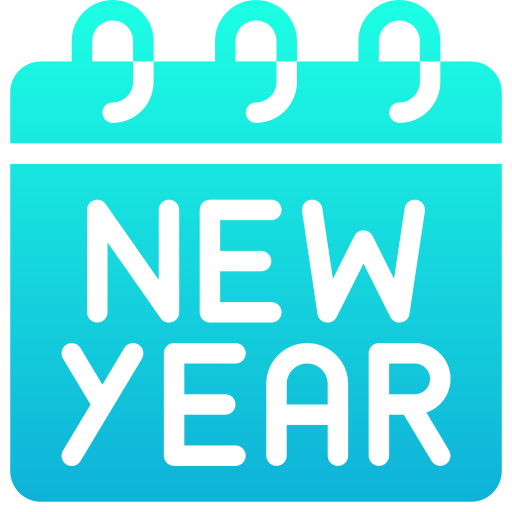 New year Generic gradient fill icon