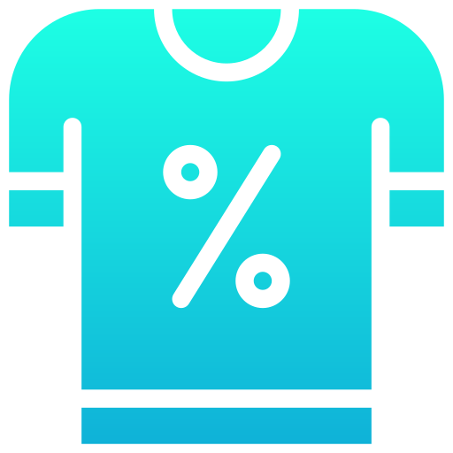 t-shirt Generic gradient fill icon