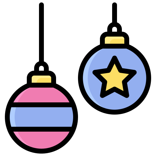 bola navideña Generic color lineal-color icono