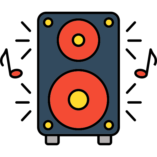 Loud speaker Generic color lineal-color icon