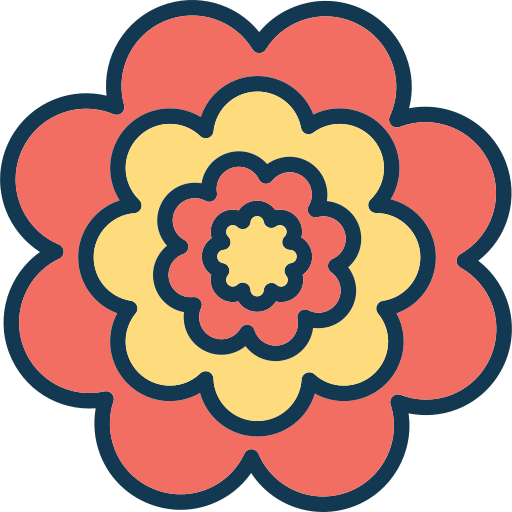 flor de gerbera Generic color lineal-color icono
