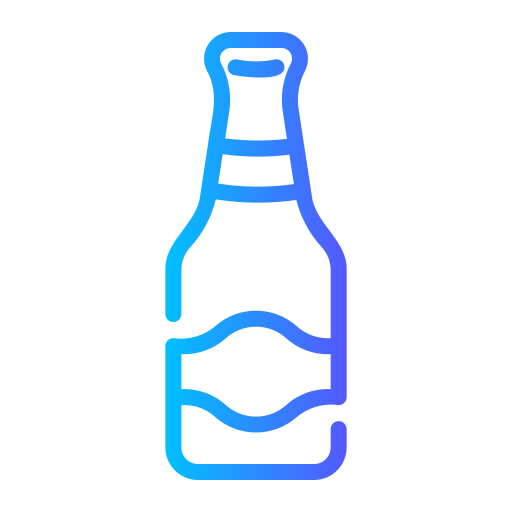 butelka piwa Generic gradient outline ikona