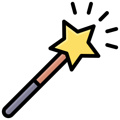 Волшебная палочка Generic color lineal-color иконка