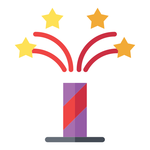 Firework Generic color fill icon