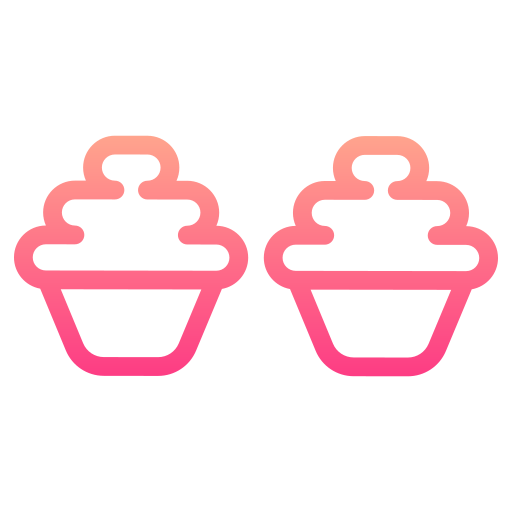 cupcakes Generic gradient outline icona