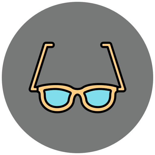 lunettes Generic color lineal-color Icône
